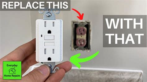 how to replace a electrical outlet box|old construction outlet box.